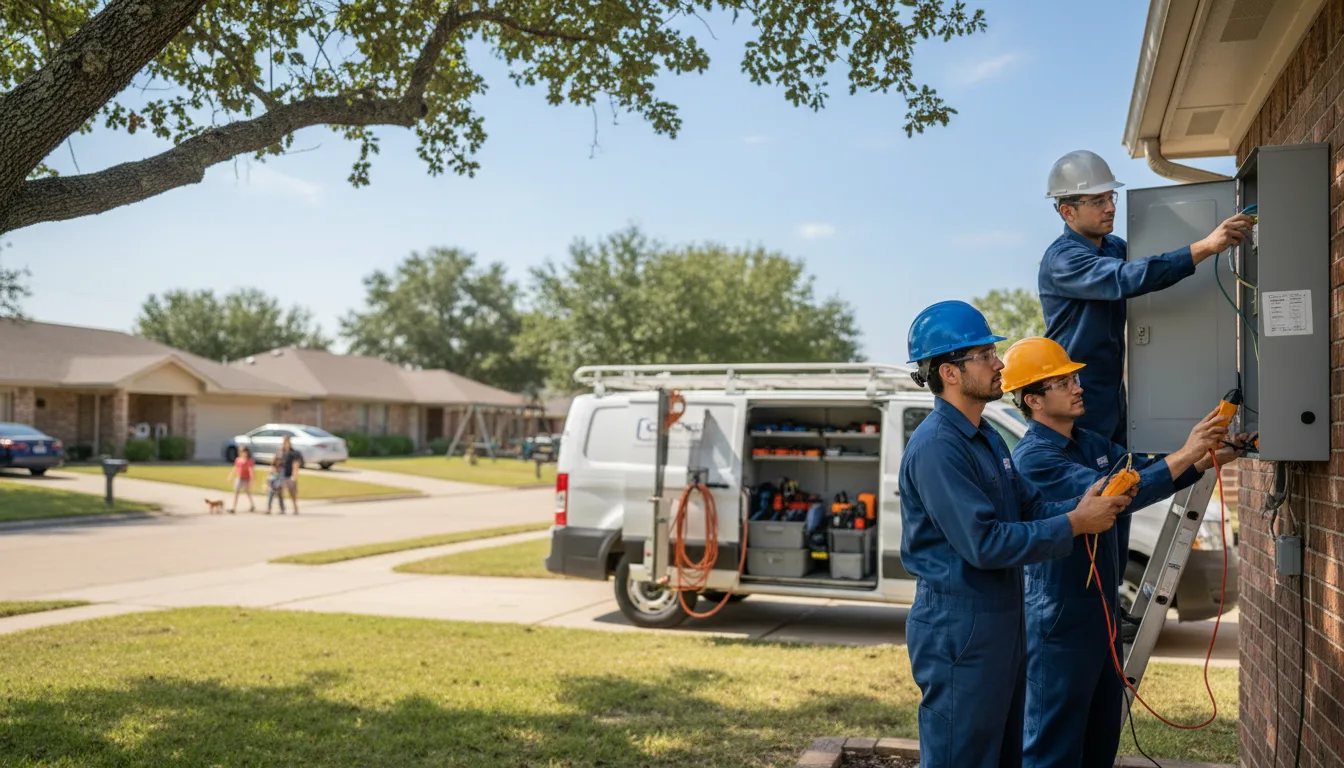 Certified electrician providing emergency electrical services in Tupelo, MS